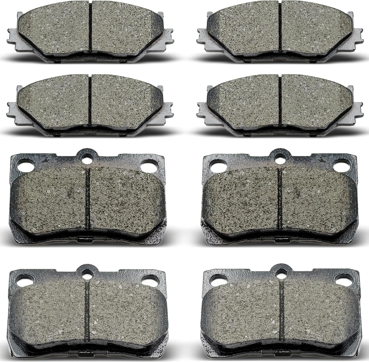 Front Rear Ceramic Brake Pads 8 Pieces Set fit for 2006-2013 LEXUS IS250
