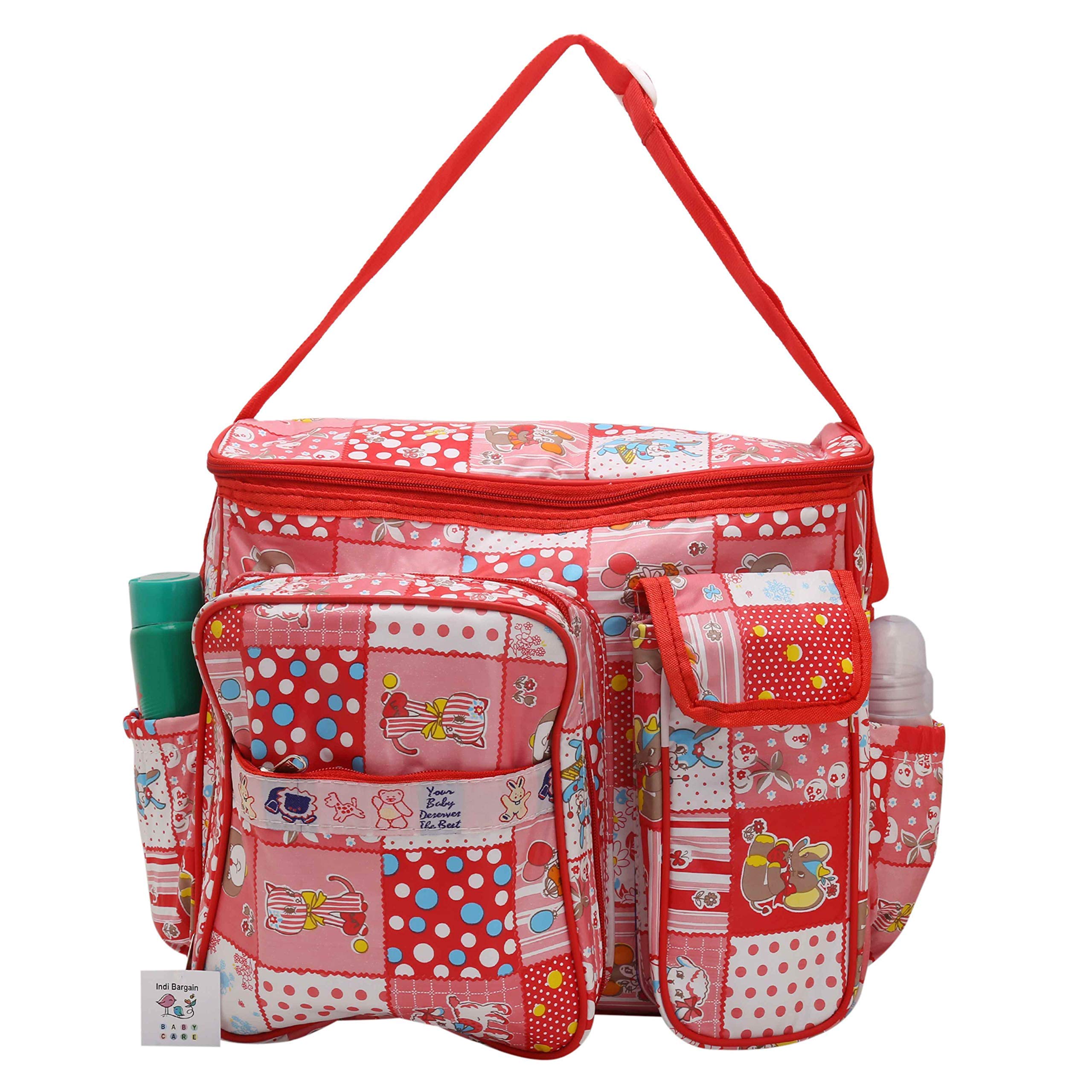 MSclassy Bag One Size,New Born Baby Multipurpose Mother Bag With Holder Diapper Changing Multi Compartment For Baby Care And Maternity Handbag Pack Of 1-image-25