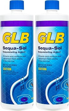 GLB Pool & Spa Products 71016 1-Quart Sequa-Sol Sequestering Agent pack of 2 DUP