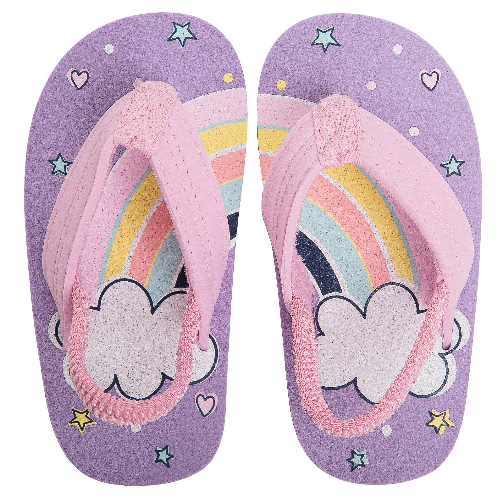 Boys Girls Strap Flip Flops Sandals Cute Cartoon Unicorn Shark Toddler Flip Flop Kids Pool Beach Flat Slide Summer Water Shoes