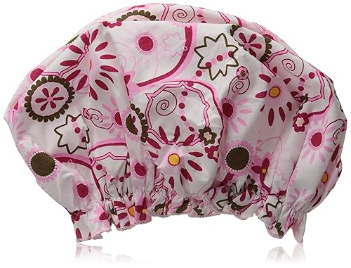 Bath Accessories - Gorro de ducha, diseño de flores