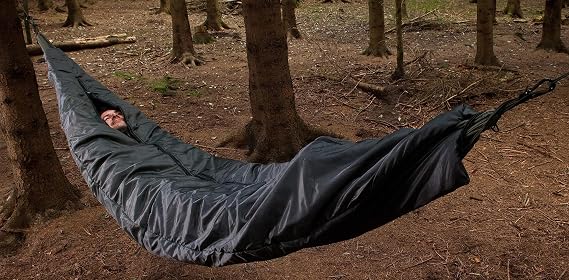 Snugpak Hammock Cocoon, Fully Encases The Hammock, Insulated with Travelsoft Filling - Olive