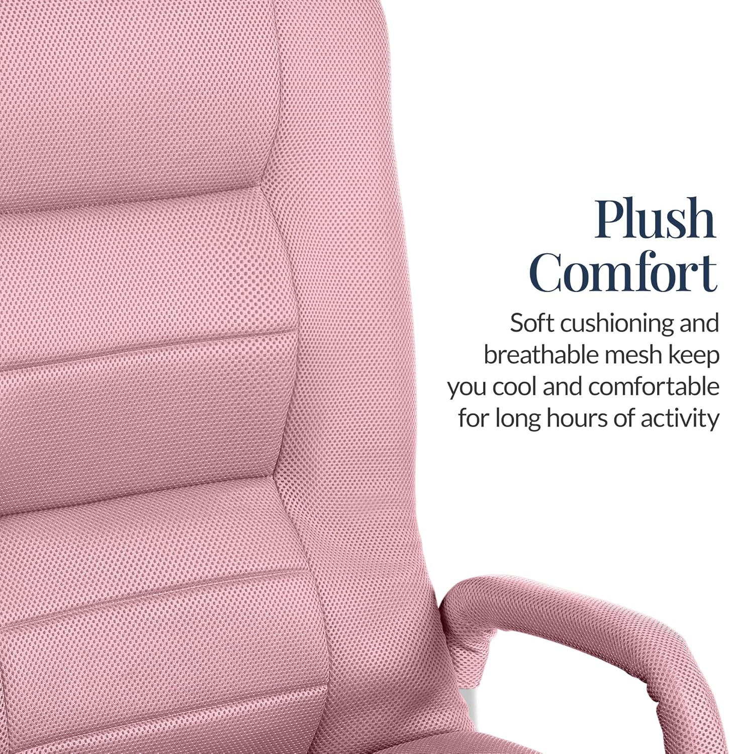 Best Choice Products Swivel Gaming Chair 360 Degree Multipurpose Floor Chair Rocker for TV, Reading, Playing Video Games w/Lumbar Support, Armrest Handles, Adjustable Foldable Backrest - Pink