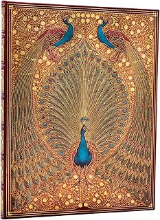 Hafiz's Peacocks Ultra Lined Hardcover Journal, 144pg, 120GSM by Paperblanks (Sangorski & Sutcliffe)
