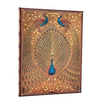 Hafizs Peacocks Ultra Lined Hardcover Journal, 144pg, 120GSM by Paperblanks Sangorski & Sutcliffe