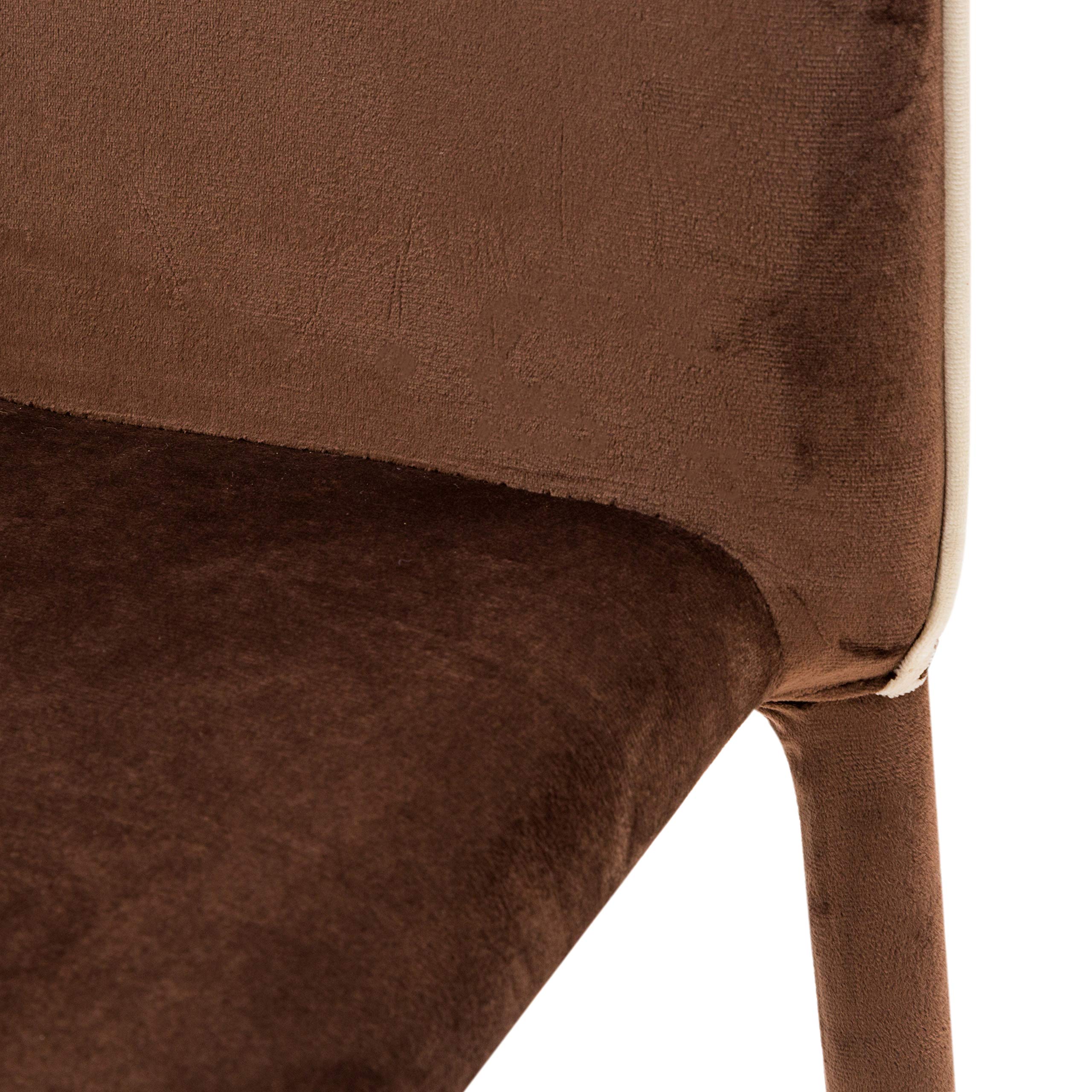 CRIBEL Set 4 Sedie Betty - Impilabili, Velluto, Struttura Metallo, Colore Cenere - Foto 10