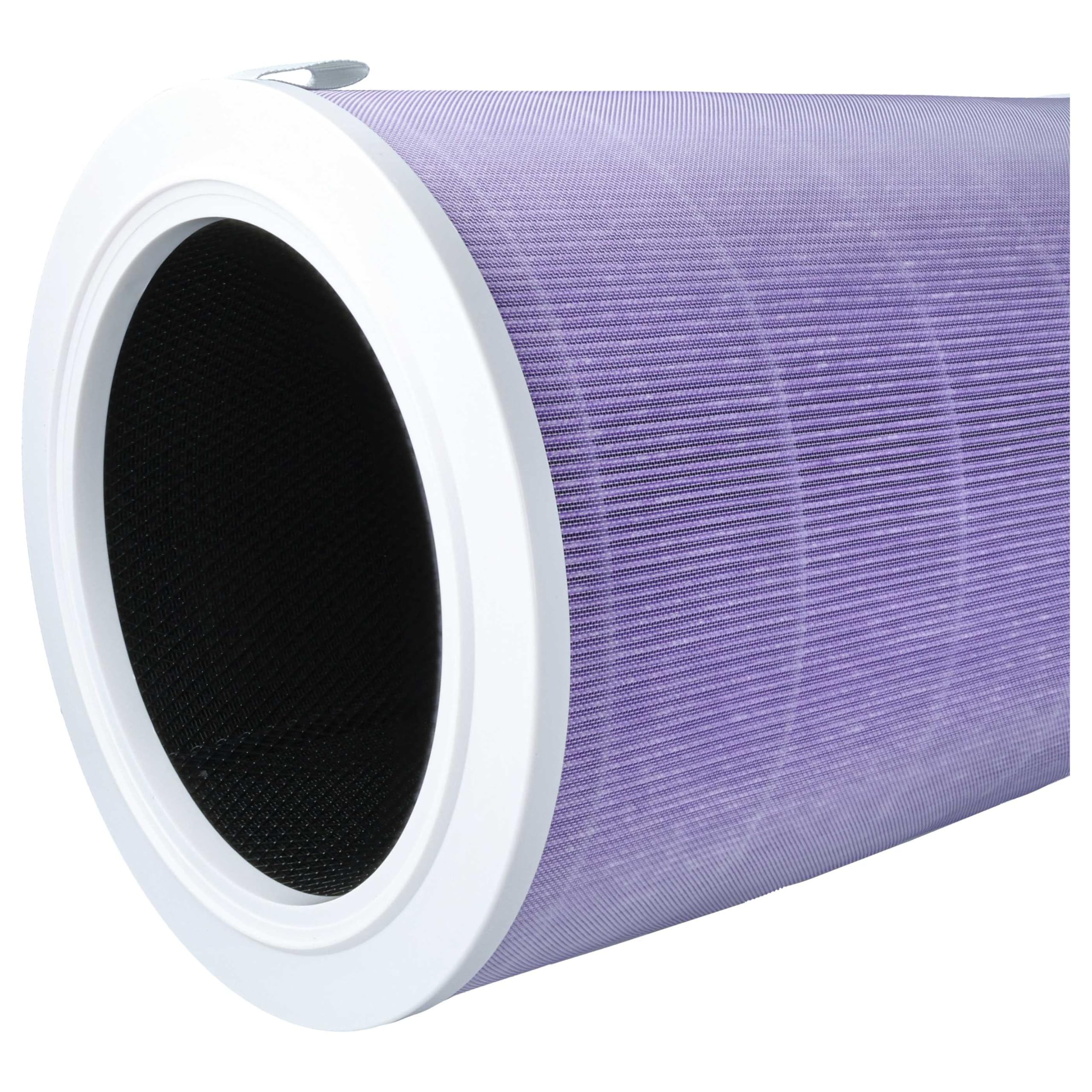 vhbw Filtr HEPA kompatybilny z oczyszczaczem powietrza Xiaomi Mi Air Purifier 3H, filtr z wbudowanym węglem aktywnym, antybakteryjny