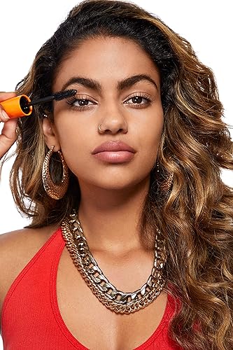 Vista 4 de Rimmel Scandaleyes - Máscara de rímel impermeable, color negro, 0.41 onzas líquidas (paquete de 1) impermeable, color negro