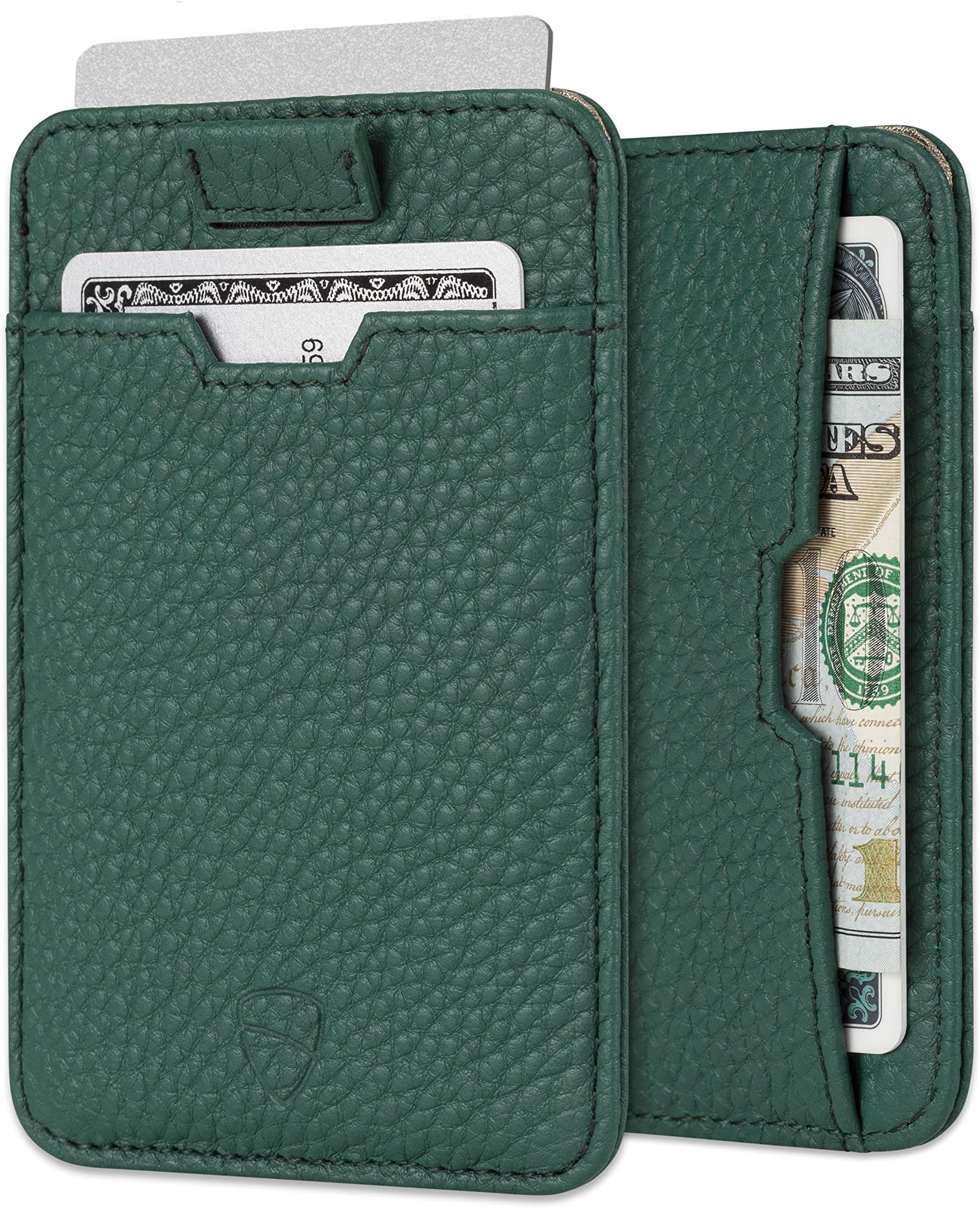 Chelsea Mens RFID Blocking Slim Leather Card Wallet - Minimalist Front Pocket Cardholder