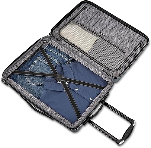 Miniatura 3 de Samsonite Omni 2 - Equipaje rígido extensible con ruedas giratorias, Plateado (Arctic Silver)