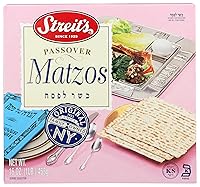 Vista 1 de Streit's Matzo, recién horneado, kosher para Pascua de Matzoh Crackers, ligero, crackers crujientes, 1 libra