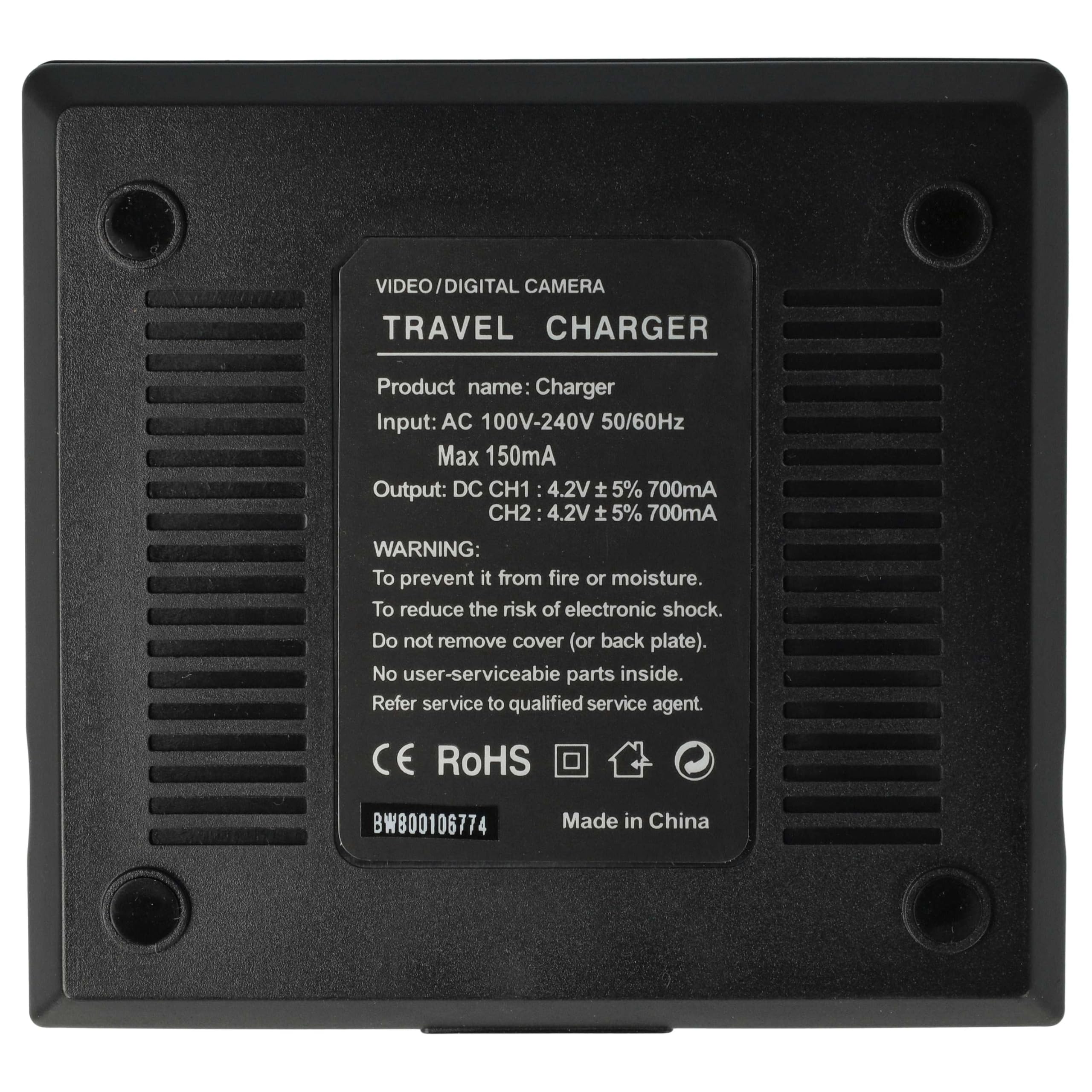 Vhbw Caricatore Compatibile Con Praktica Luxmedia Praktica 18-Z36C