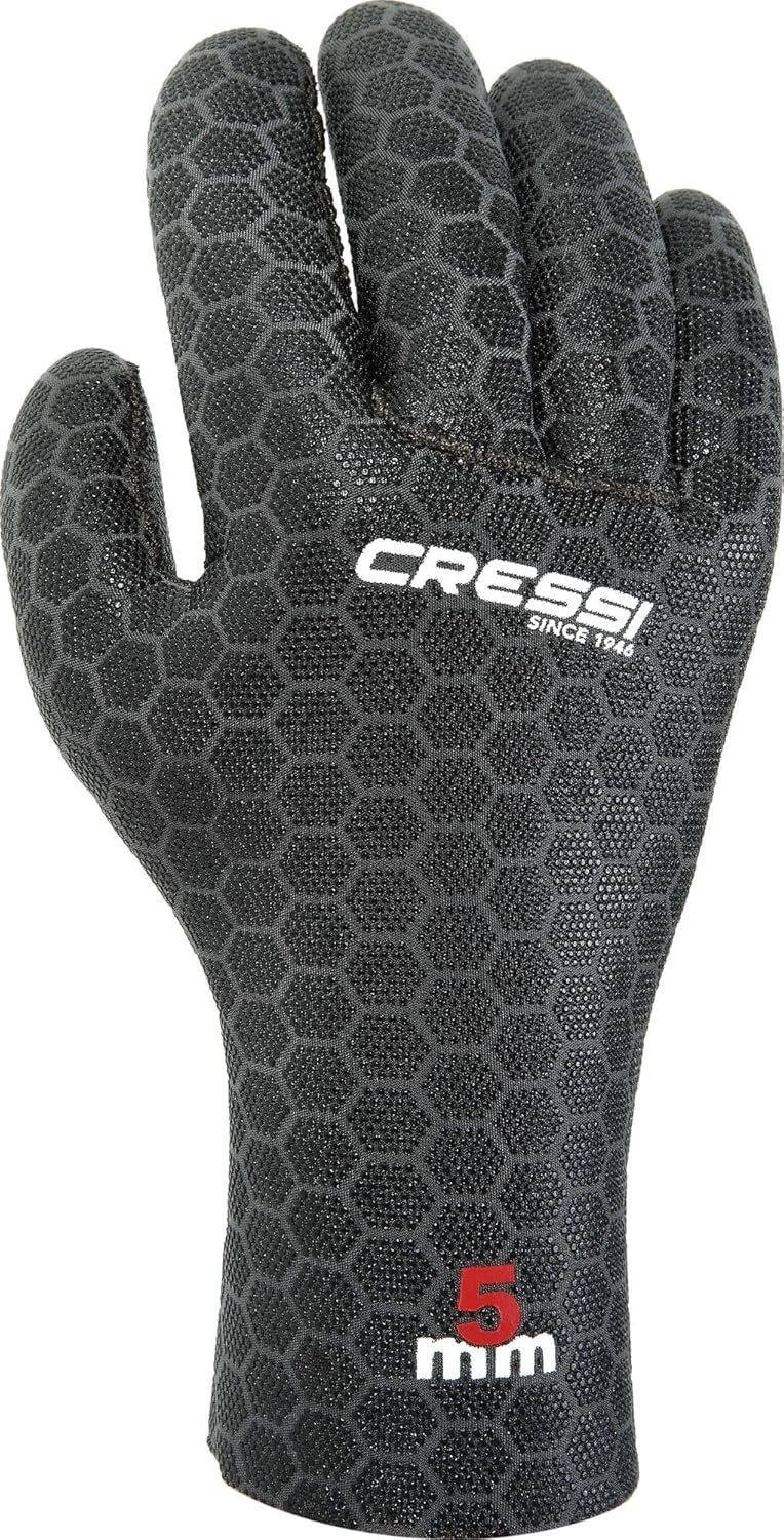 Cressi Adult 5-Fingers Diving Gloves - Neoprene Thermal Protection - for Any Water Activity - High Stretch Gloves: Designed in Italy - Image 7