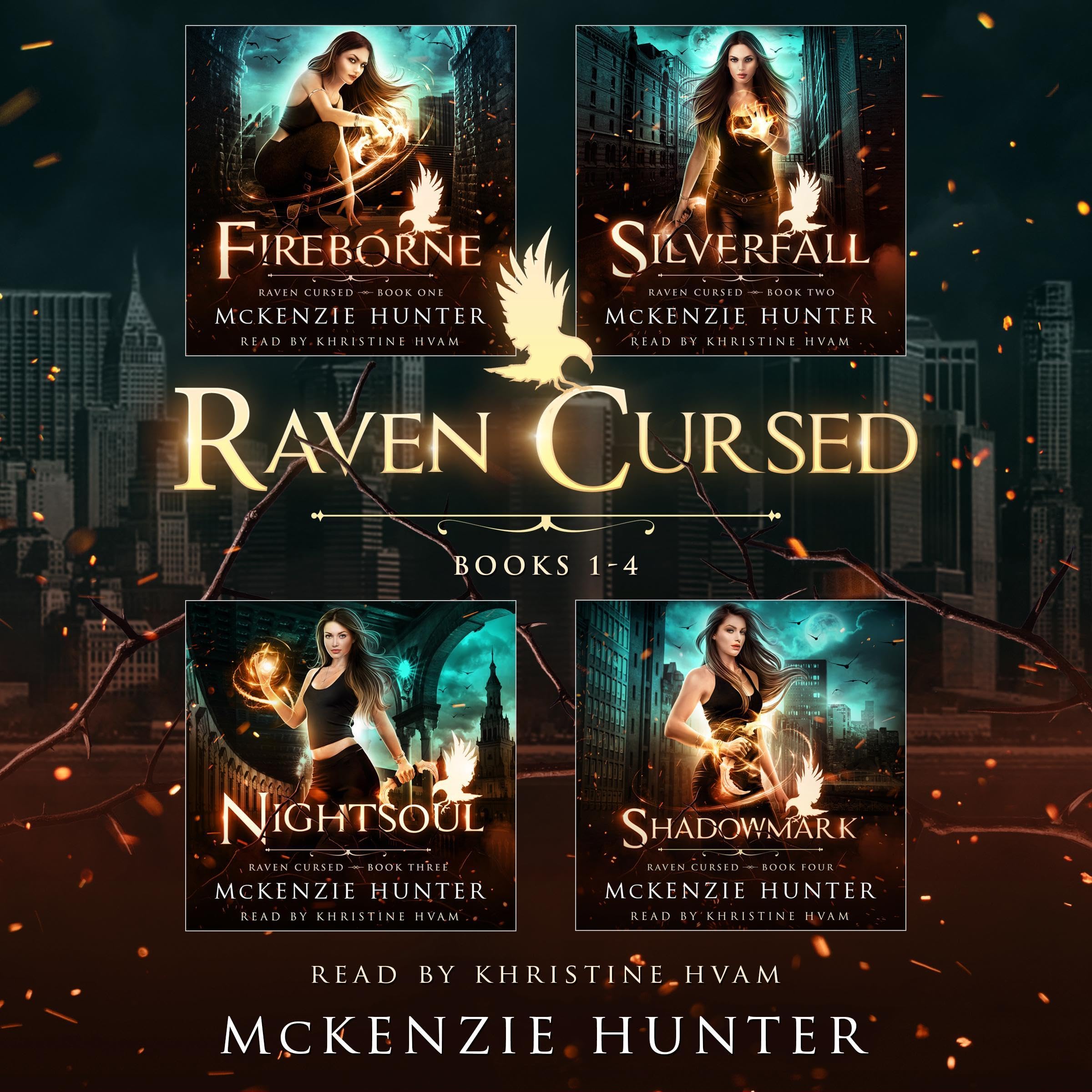Raven Cursed, Books 1-4