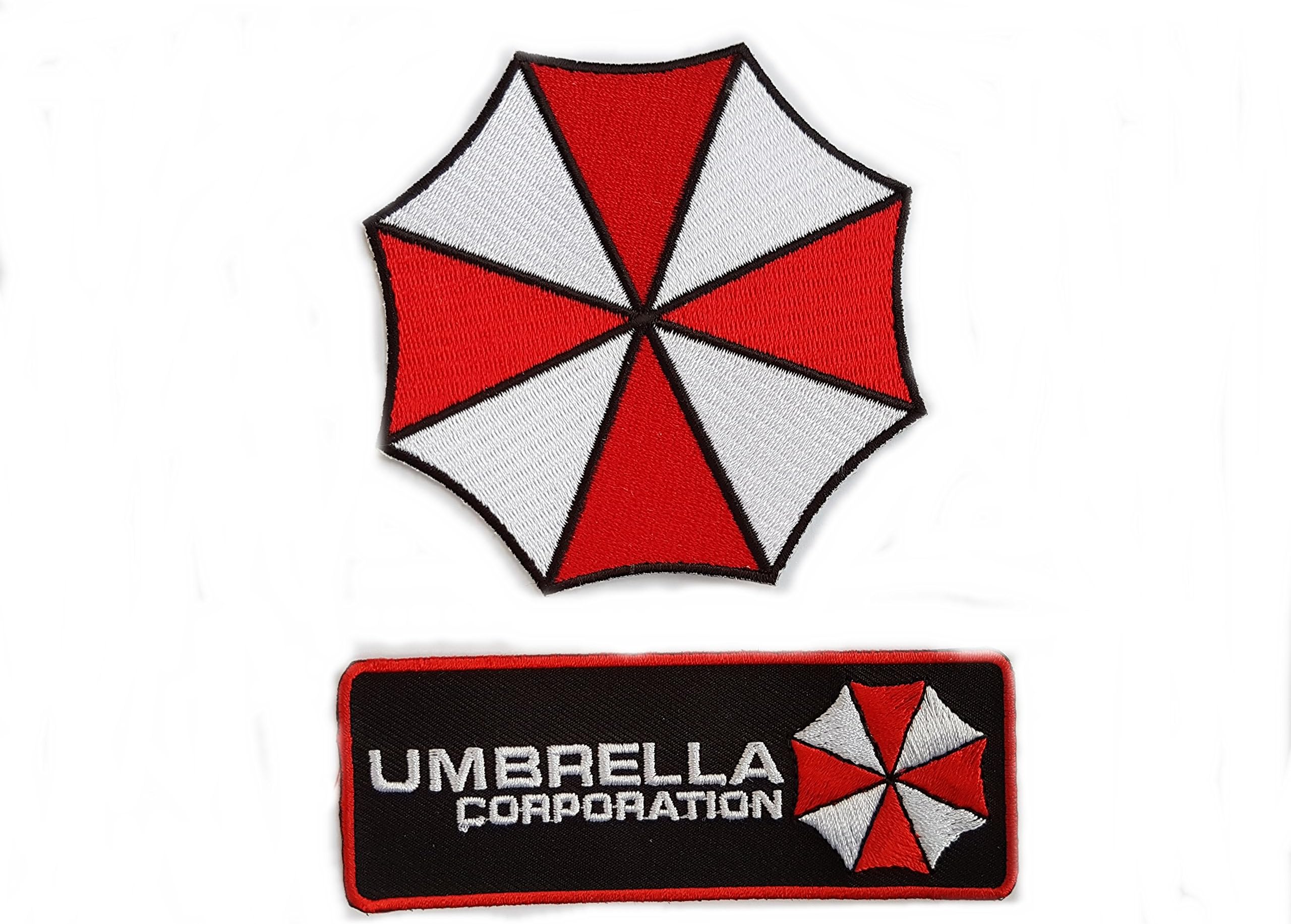 VELC. Resident Evil Umbrella Corporation Embroidered [2 Patches]