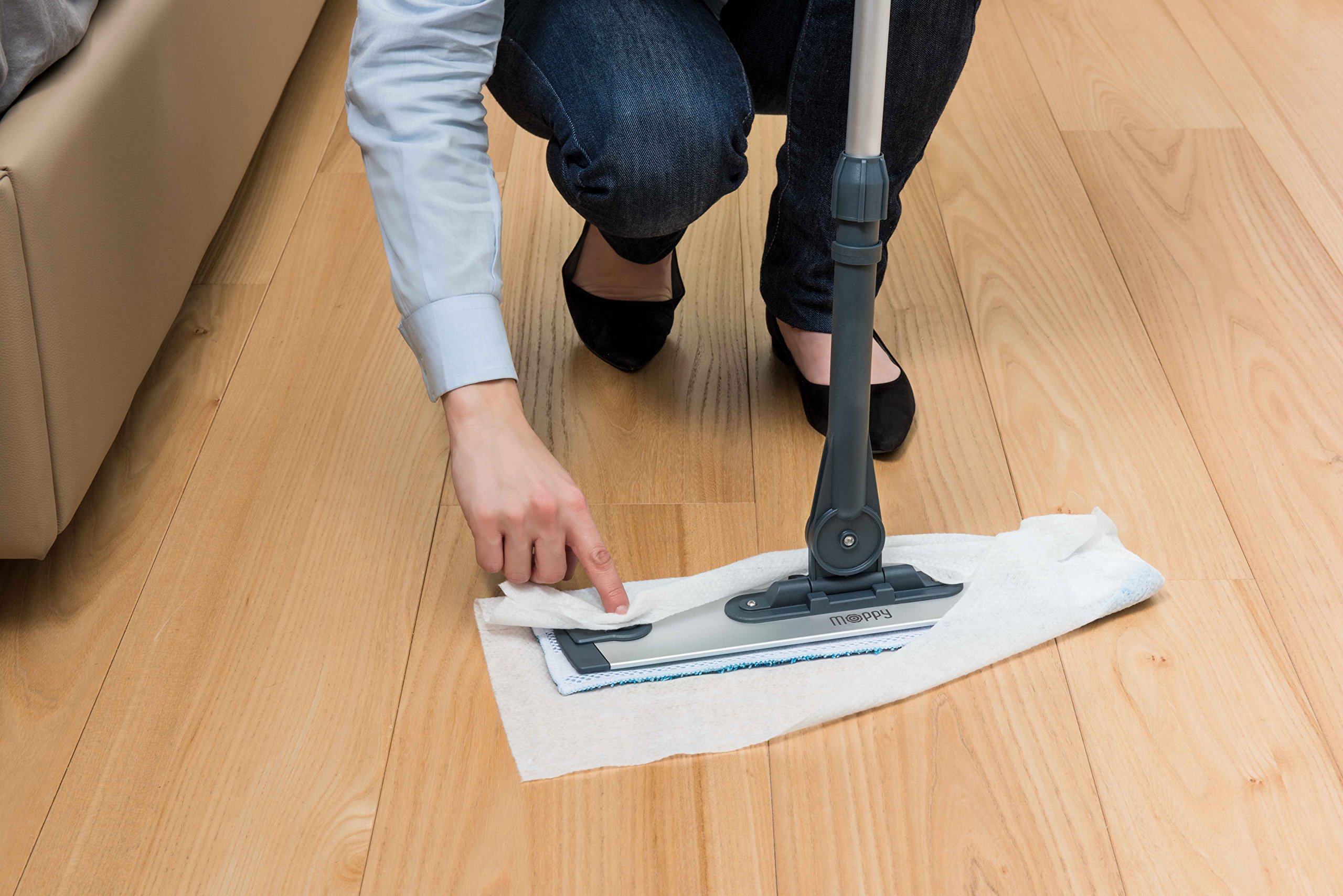 Image secondaire de Kit de 20 Lingettes Électrostatiques Polti Moppy pour un Nettoyage Efficace