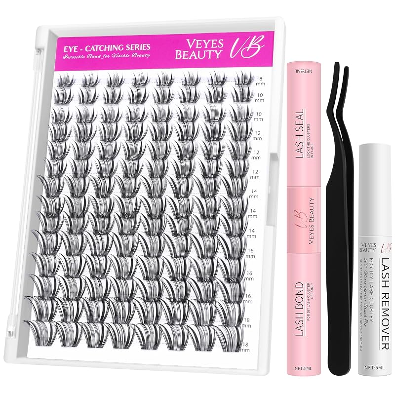 Cílios Postiços em Tufos VEYESBEAUTY Crown Eye-Catching Series, 8–18 mm