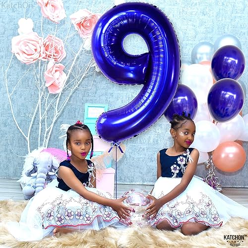 Miniatura 665 de KatchOn, Globo dorado gigante del número 8 de 40 pulgadas, globo dorado del número 8 para decoraciones de cumpleaños de 8 años para niñas