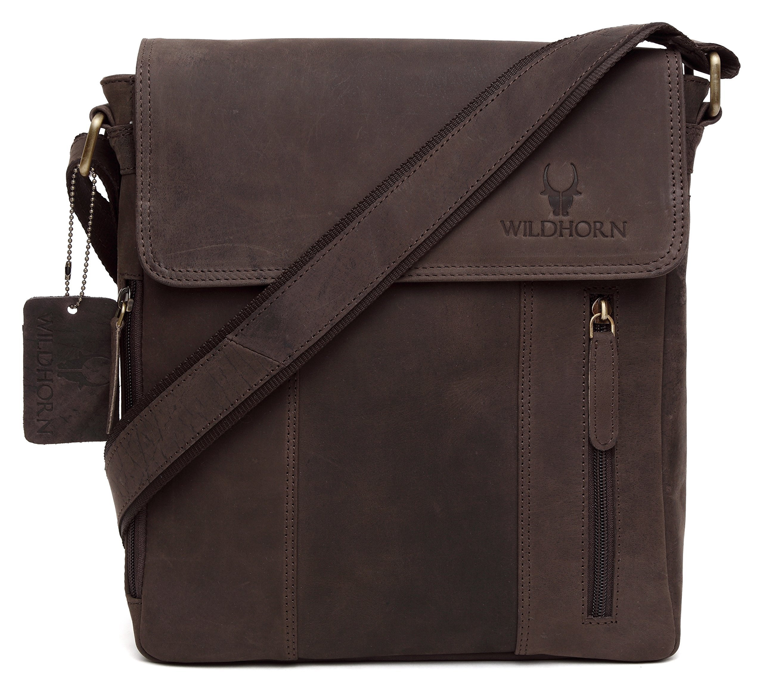 wildhorn Original Leather 11 inch Sling Messenger Bag for Men I Multipurpose Crossbody Bag I Travel Bag with Adjustable Strap I IDIMENSION: L- 10 inch H- 11 inch W- 3 inch-picture-58