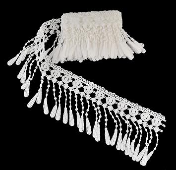 eZthings Venise Edging Lace Trim from Eyelet Fabric for DIY Craft Venice Trims 3 Yard, Edging