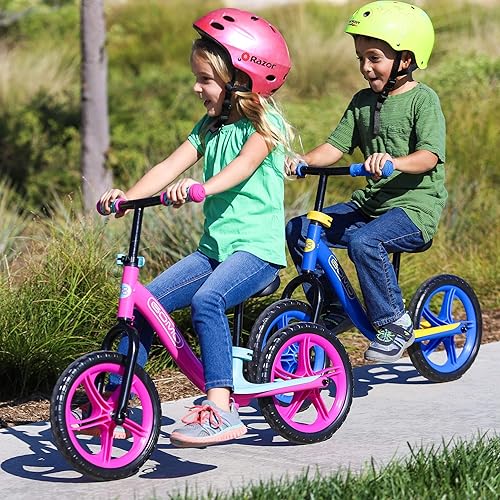 Miniatura 2 de GOMO Bicicleta de entrenamiento para niños de 18 meses, 2, 3, 4 y 5 años de edad, colores fantásticos, para niños pequeños. Bicicleta sin pedales y