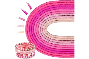 MIIIM Delicate Clay Heishi Beads for Sophisticated Jewelry Designs