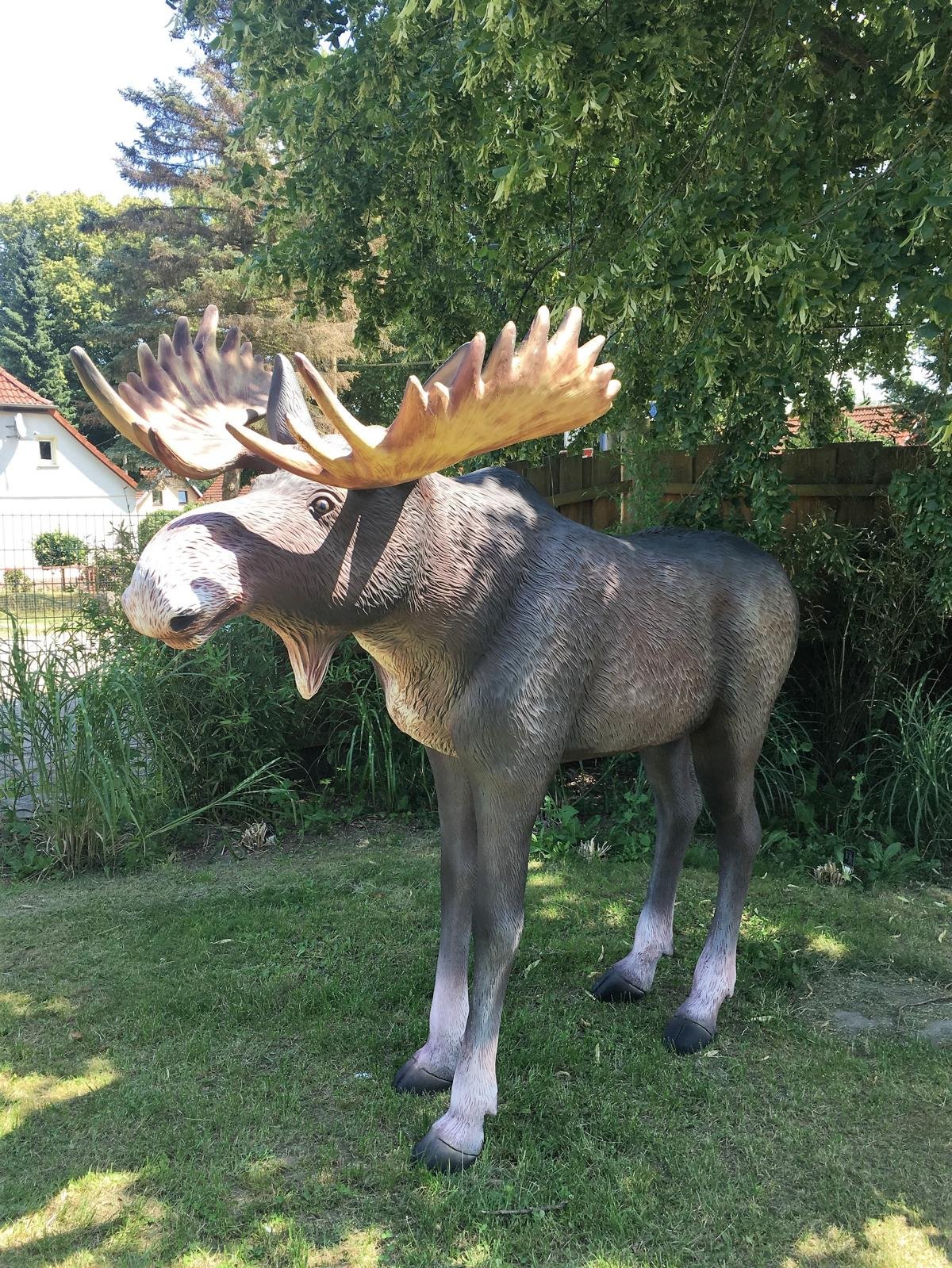 Lebensgroßer Elch Elche Lebensgroße Tiere Rudolph Rentier EDlchkuh Elchbulle Elchkalb