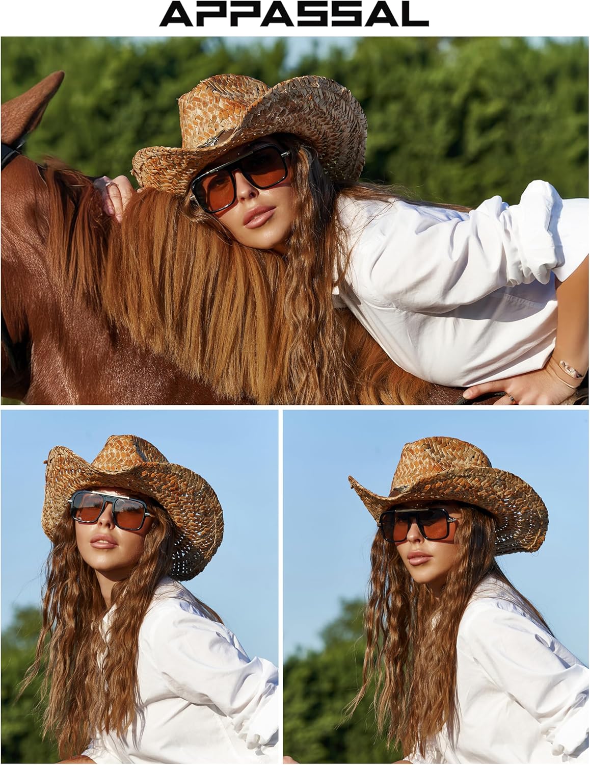 Trendy Aviator Sunglasses for Women Men Vintage 90s Designer Shades AP3763 - Image 3