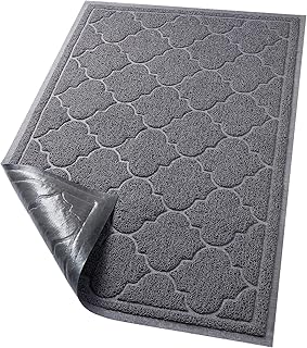LuxStep Door Mat Large 24x36 Inch Indoor Outdoor Doormat, Non-Slip Low-Profile Design Floor Mat, Durable Trap Dirt and Dus...