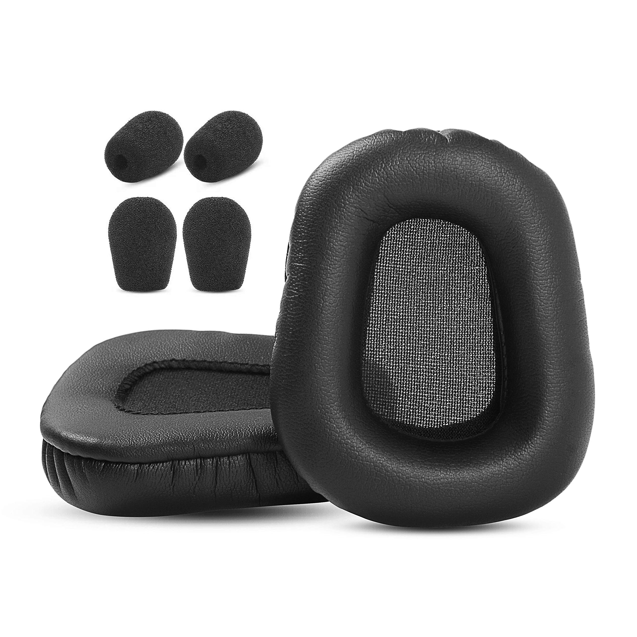 B550-XT Ear Pads YDYBZB Ear Cushions Earpads Replacement Compatible with BlueParrott B550-XT B550XT Bluetooth Wireless Headphones (Ear Pads + Microphone Foam)
