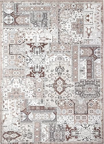 Miniatura 2 de WondRg Alfombra de interior lavable de 5 x 7 pies, tapete grande para dormitorio, sala de estar, tapete grande, antideslizante, abstracto,