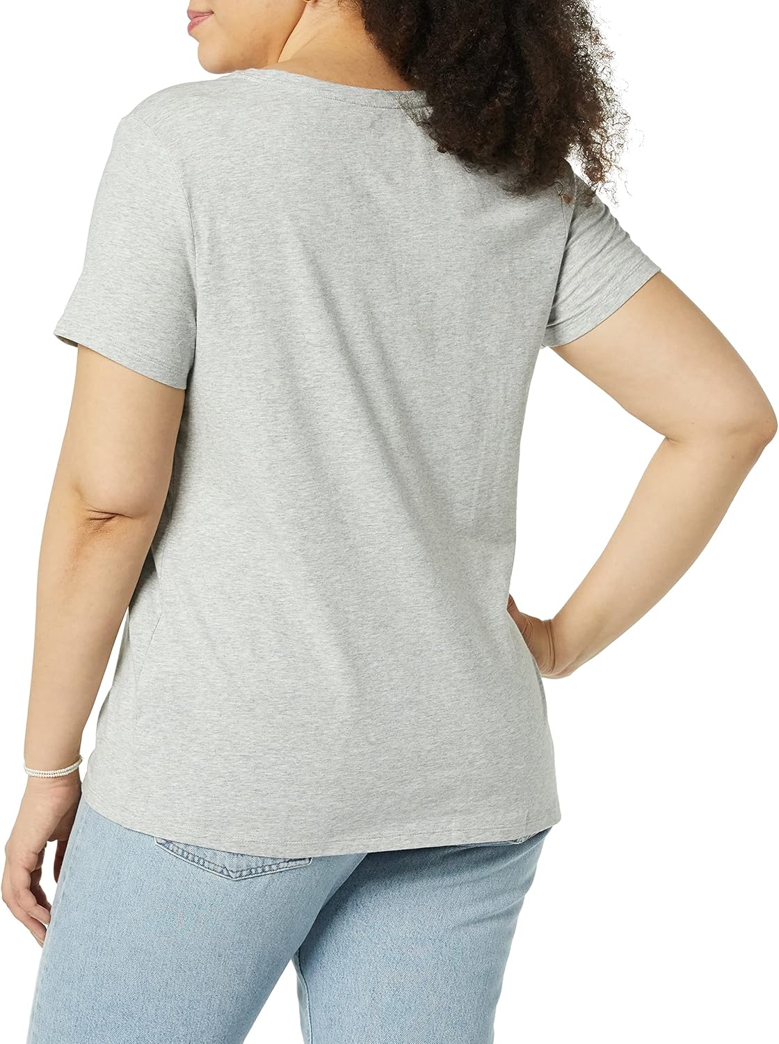 Amazon Essentials womens Regular-Fit Short-Sleeve Scoop Neck T-Shirt (Available in Plus Size) - Image 3
