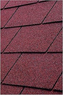 Gartenpirat Bitumen Dachschindeln rot Rechteck 3 m²