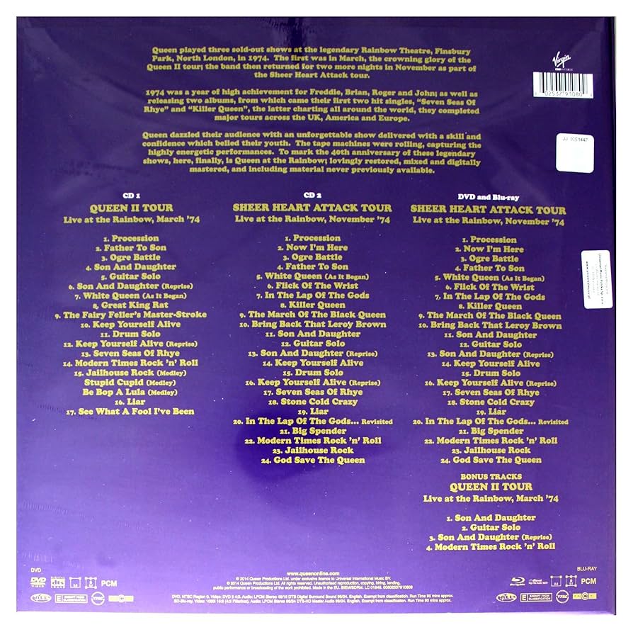 Live At The Rainbow '74 [Super Deluxe]: Amazon.co.uk: CDs