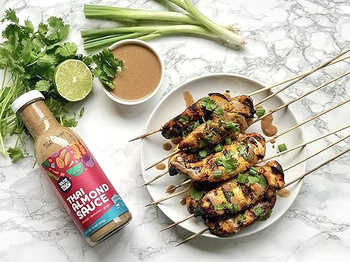 Miniatura 2 de Yai's Thai Botella de salsa de almendras de 12 onzas