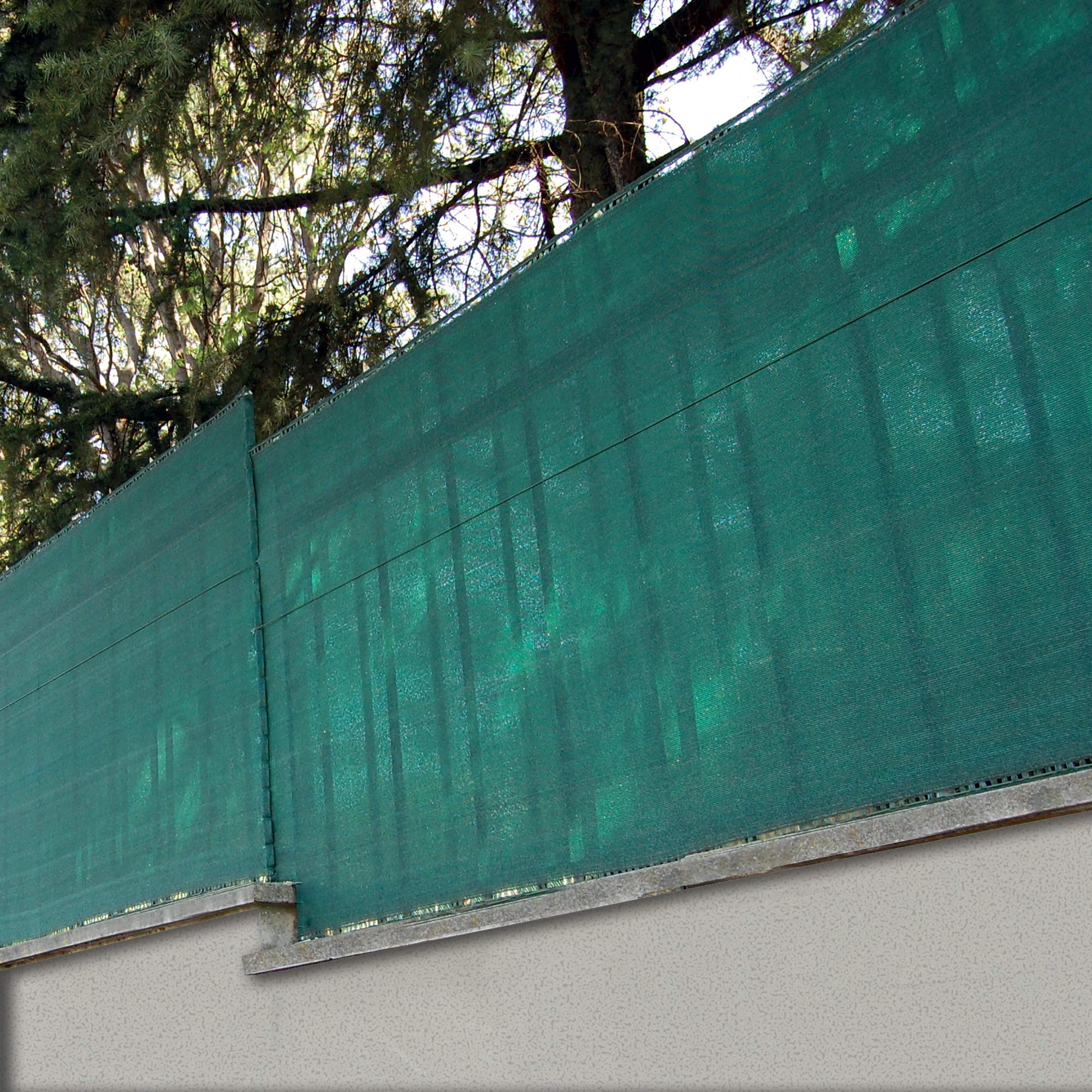 TENAX Malla Tejida de Ocultación Coimbra 1,00x50 m Verde, Malla de Sombreo de Ocultación para Jardines, Balcones, Vallas, Terrazas