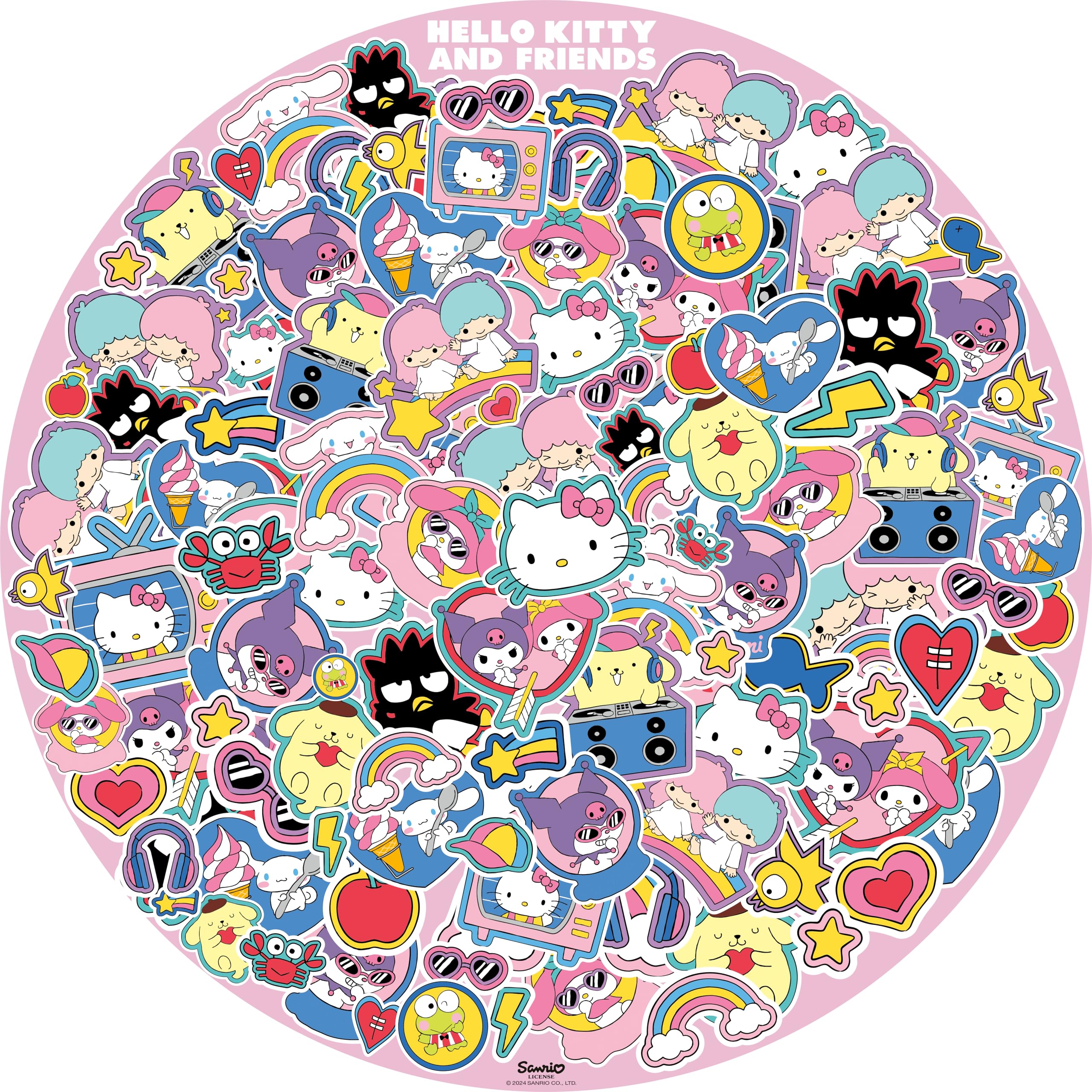 Ravensburger Hello Kitty Gifts - Circular Shaped 500 Piece Jigsaw