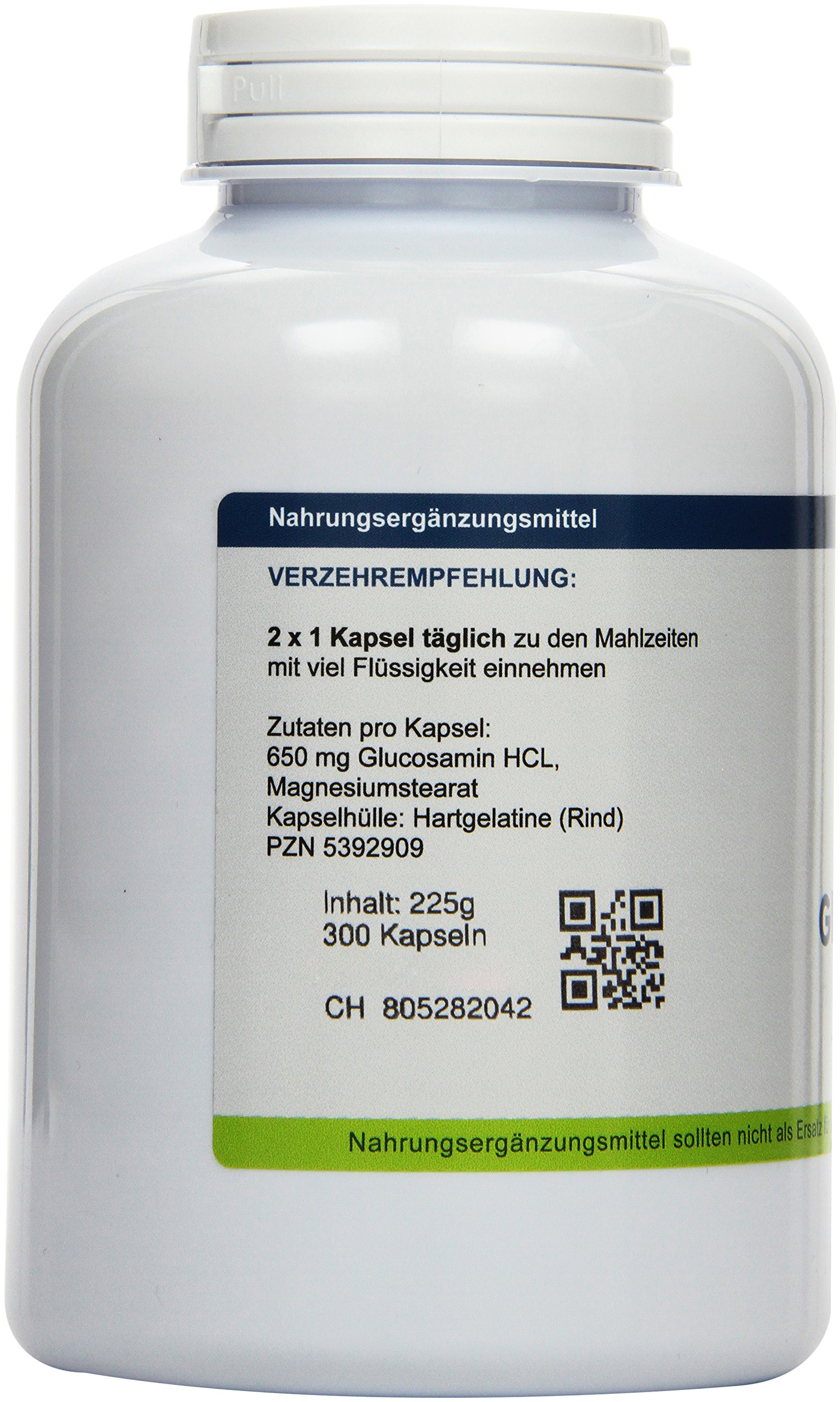 manako Glucosamin Kapseln, 4 x 300 Stück, Dose a 225 g