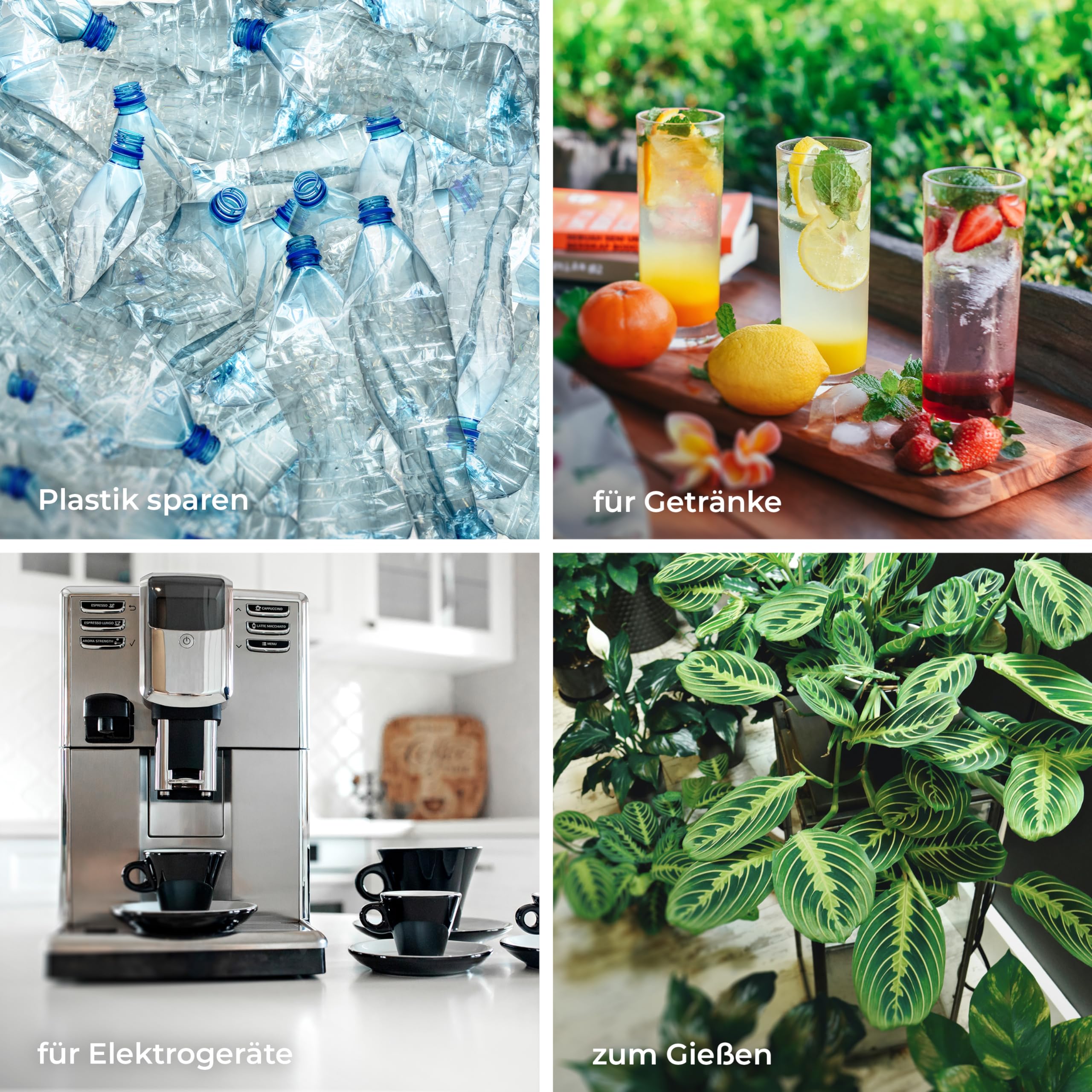 Wessper Wasserfilter Kanne Glas 2,5L, Set Wasserkanne und 10 Filterkartuschen, Kompatibel mit Brita Maxtra, Wasserkaraffe für Trinkwasser mit Ersatz Filter - Schwarz
