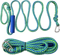 PWC Dock Lines Mooring Rope Dock Lines with Foam Float for Jet Ski, Personal Watercraft, Kayak, SeaDoo, Boat, Pontoon Docking Line Boat Rope 7FT 10FT 14FT