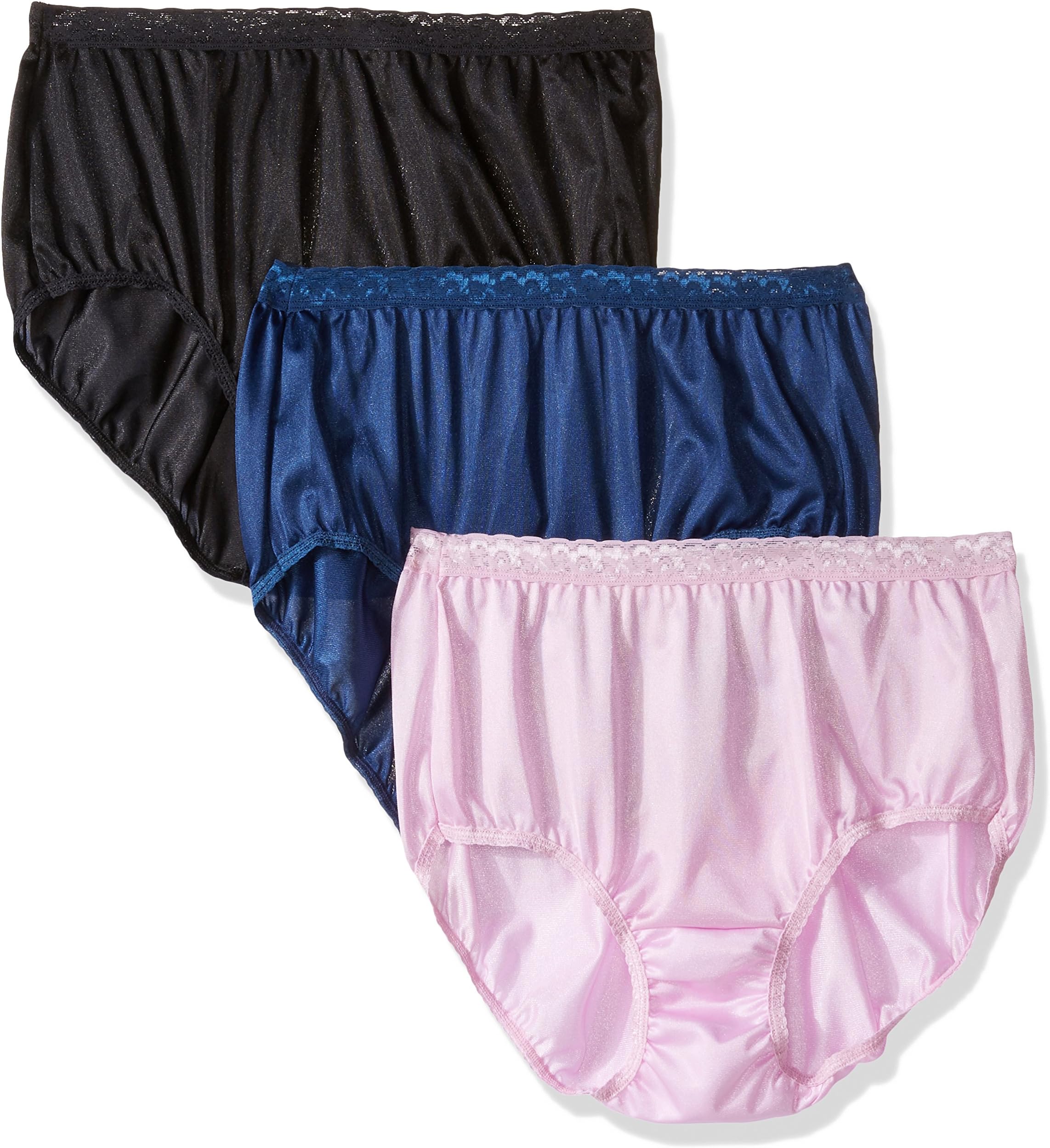 Women's Nylon Brief Panty Multi-Packs