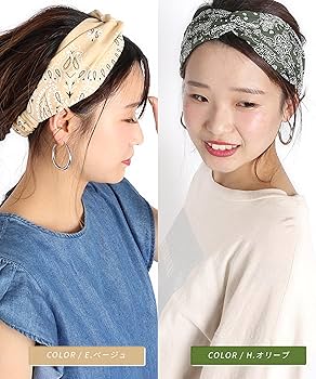 Amazon.co.jp: クロスヘアバンド レディース ヘアバンド ヘア