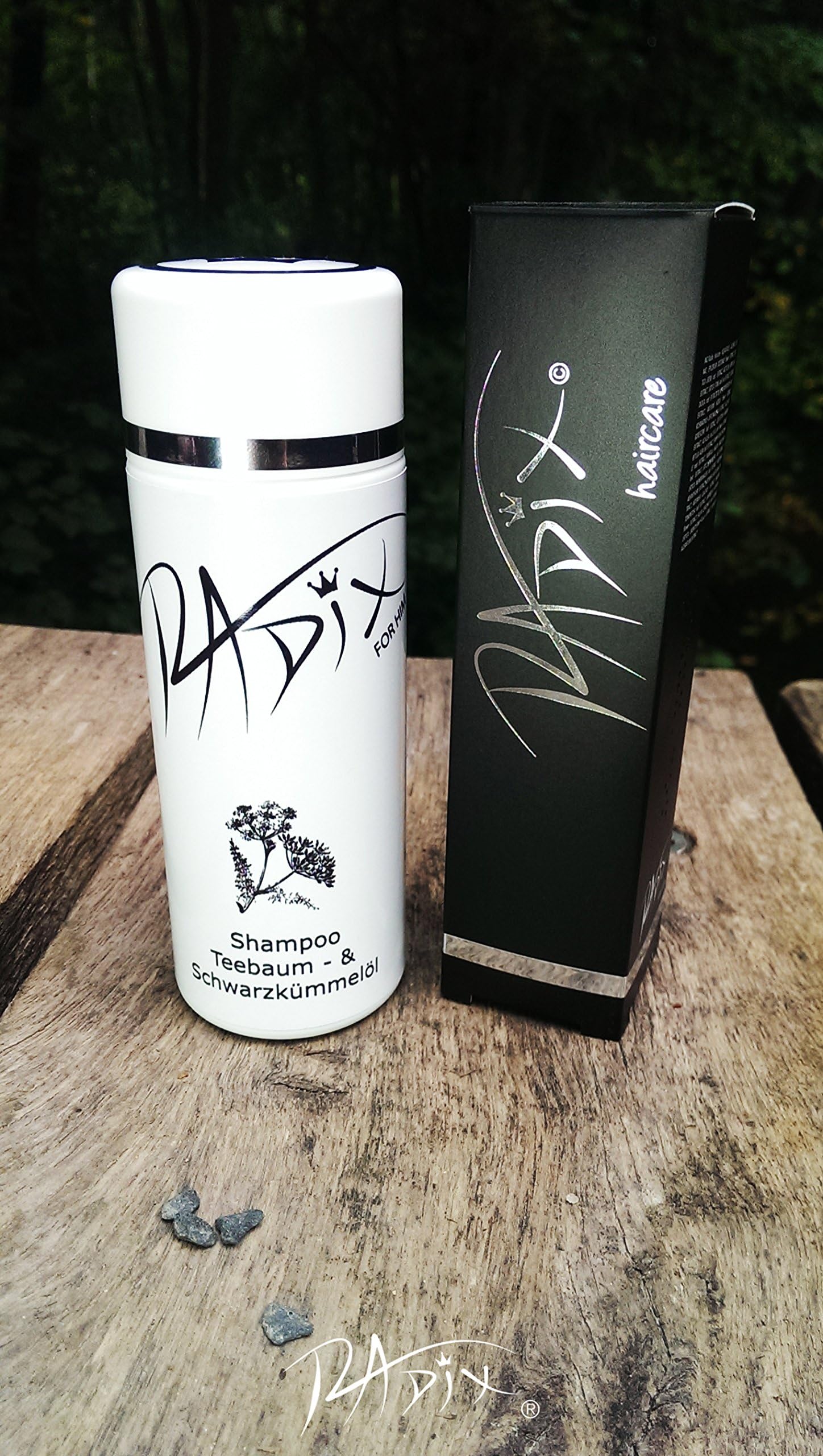 Radix Hair Care Serum 75ml hair restorer hair loss for men and women + Radix shampoo tea tree and black cumin oil 200ml for man / Stop hair loss as early as 2 to 4 weeks / For Fragile hair and fine hair / Against hair breakage / Made in Germany