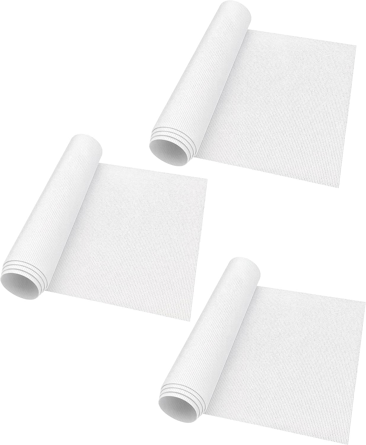 3 Pcs 18 Mesh Needlepoint Canvas, White Blank Cross Stitch Fabric