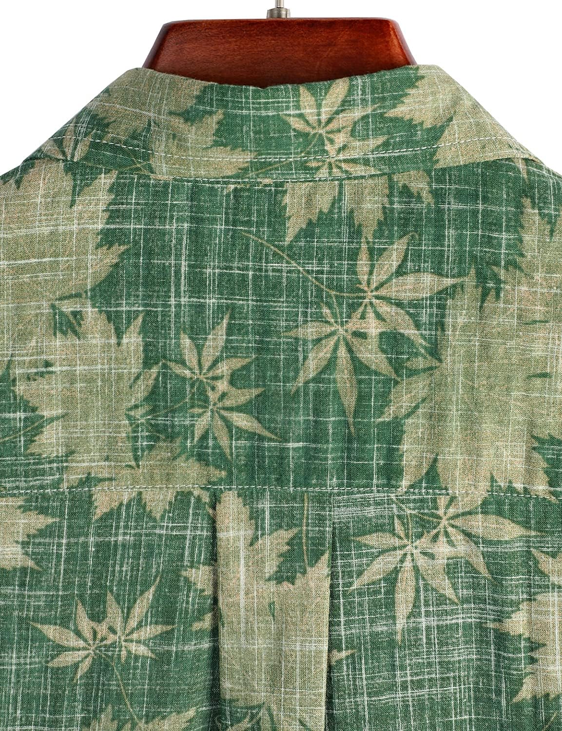 VATPAVE Mens Front Pocket Hawaiian Shirts Casual Floral Shirts Short Sleeve Button Down Beach Tropical Shirts - Image 7