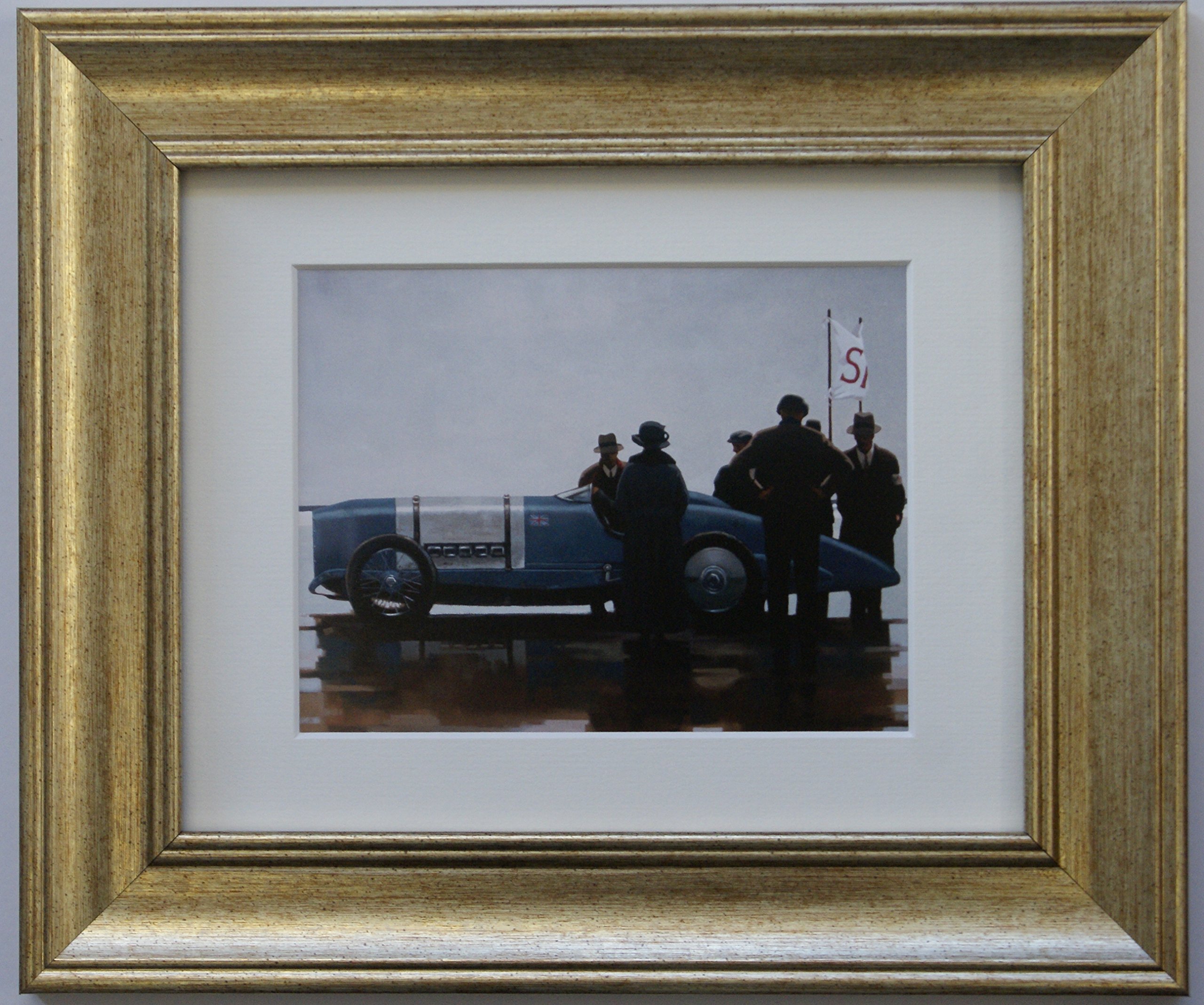 Pendine Beach by Jack Vettriano Framed Art Print Picture (33cm x 28cm)