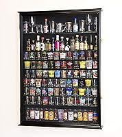 Vista 2 de Vitrina de vidrio de tiro XL para tirador alto y mini botella de licor