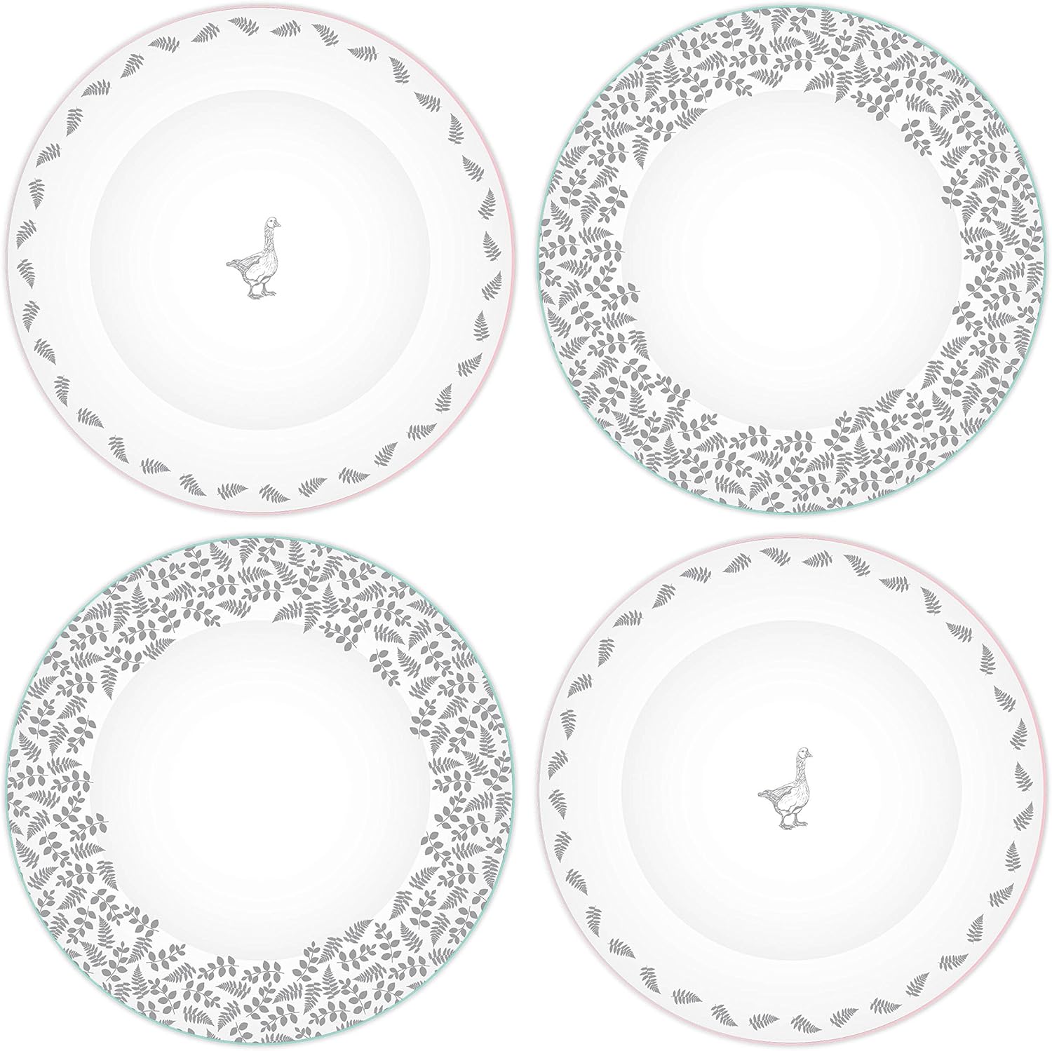 Mary Berry Collection Set of 4 Cake Plates Fine China Tableware For Tea Party Amazon.co.uk