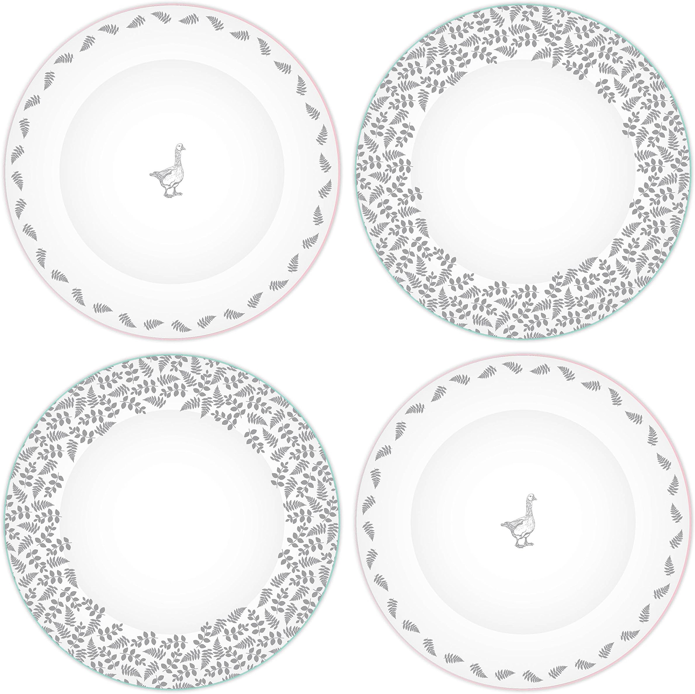 Mary Berry Collection Set of 4 Cake Plates – Fine China Tableware For Tea Party