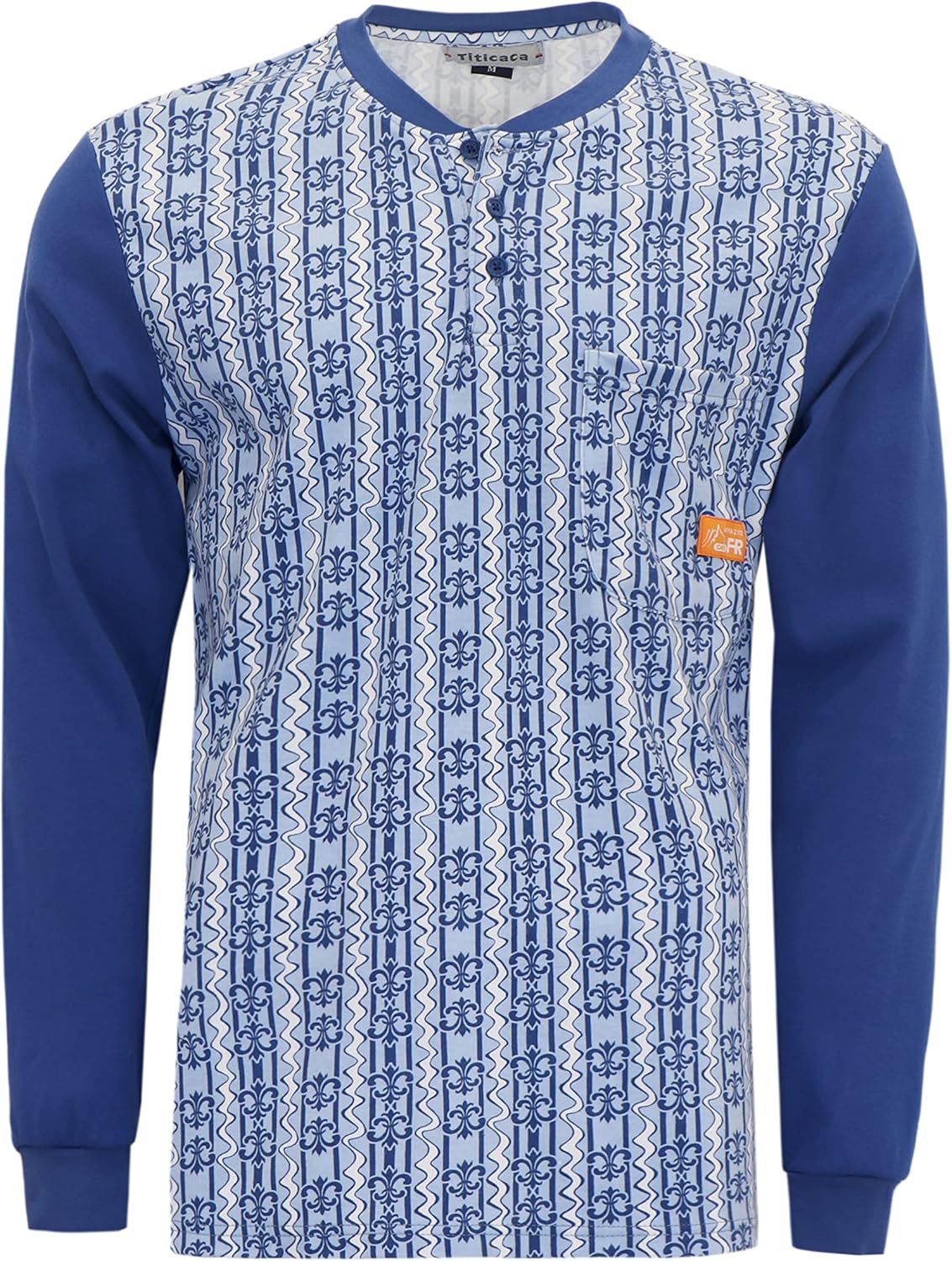 Titicaca FR Shirts Flame Resistant Printed Pattern Long Sleeve 7oz 100% Cotton Welding Wrok Shirt